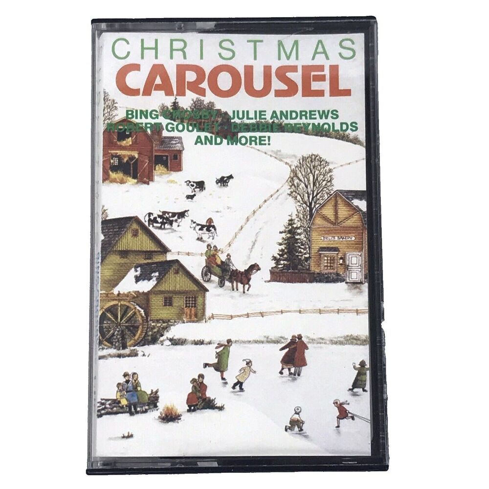 Christmas Carousel CBS Bing Crosby Julie Andrews Andy Williams Cassette Tape